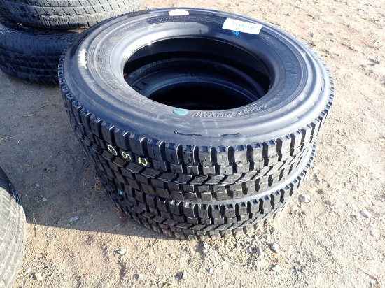 (2) 245/70R19.5 TIRES
