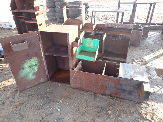 (2) METAL CABINETS