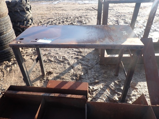 METAL SHOP TABLE,