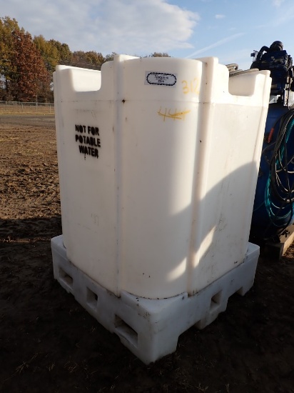 PLASTIC TANK,  330 GALLON