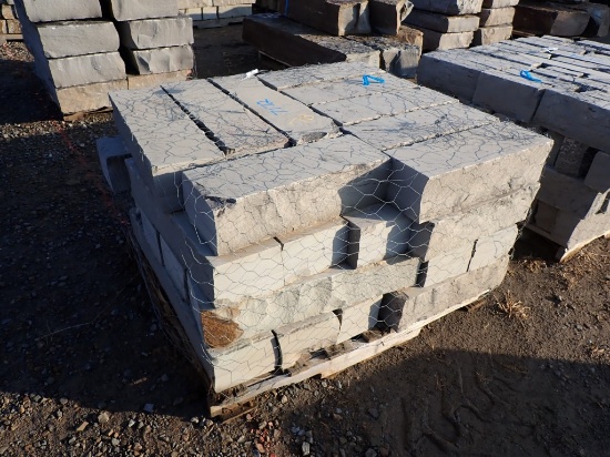 PALLET OF DECORATIVE STONE,  6X8 BLOCKS