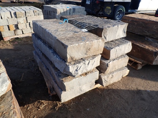 PALLET OF (8) LARGE LANDSCAPE BLOCKS