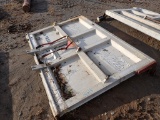 ALUMINUM DUMP GATE,  FOR END DUMP TRAILER,