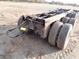 SET OF TANDEMS,  FOR TRAILER, AIR RIDE, LO PRO 22.5 ON ALUMINUM HUB PILOTS,