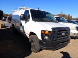 2014 FORD E250 VAN, 184,693+ mi,  V8 GAS, AUTO, PS, AC, INTERIOR SHELVING,