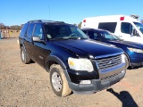 2007 FORD EXPLORER SUV,  V6 GAS, AUTO, PS, AC, S# 1FMEU6E37UA94863