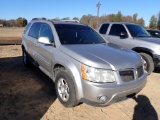 2007 PONTIAC TORRENT SUV, 166,253+ mi,  V6 GAS, AUTO, PS, AC, *TRANSMISSION