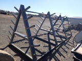 STEEL PIPE RACK,  20'