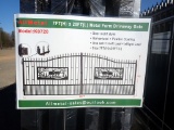 DRIVEWAY GATE,  MODEL K0720, 7' X 20', DEER MOTIF