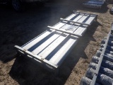 (100) CORRUGATED STEEL PANELS,  10' LONG, GALVALUME, MODEL K0311