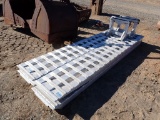 SET OF ALUMINUM RAMPS  FOR STEP DECK TRAILER