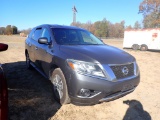 2013 NISSAN PATHFINDER SUV, 167,315+ mi,  4 X 4, V6 GAS, AUTOMATIC, 3-RD RO