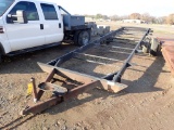 FRAME,  FROM A BUMPER PULL RV, TANDEM AXLE, SINGLE TIRE,