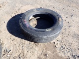 (1) 275/70R22.5 TIRE
