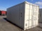 CONTAINER,  20', 2 DOOUBLE DOORS ON SIDE, 1 END DOOR, S# 0002815