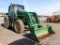 JOHN DEERE 6130M WHEEL TRACTOR, 3730+ HRS,  DIESEL, CAB, AC, 3PT, PTO, REMO