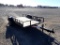 2023 MEB UTILITY TRAILER,  10', W/ DOVETAIL, STOWABLE RAMPS, SINGLE AXLE, S