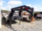 2023 RAWMAXX EQUIPMENT TRAILER,  GOOSENECK, 36', DOVETAIL, FOLDING MEGA RAM