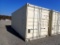 SHIPPING CONTAINER,  20', (1) SET OF END DOUBLE DOORS, FORK HOLES S# CICU68