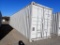 SHIPPING CONTAINER,  40', HIGH CUBE, END DOORS, (4) SETS OF SIDE DOORS, TYP