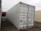 CONTAINER,  40' END DOORS, 4 SETS OF SIDE DOORS, *DAMAGED*