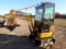AGT QK18RXS-C MINI EXCAVATOR,  420 CC GAS, 15-HP, CAB, A/C, SIDE SHIFT, RUB