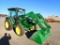 JOHN DEERE 5075E TRACTOR, 580+ hrs,  CAB, AC, 3-PT, PTO, REMOTE HYDRAULICS,