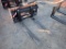 WOLVERINE PFA-11-3300G SKID STEER FORKS,  HYDRAULIC ADJUSTABLE, 48