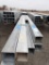 BUNDLE OF (12) LENGTHS OF SQUARE TUBING,  GALVANIZED, 4