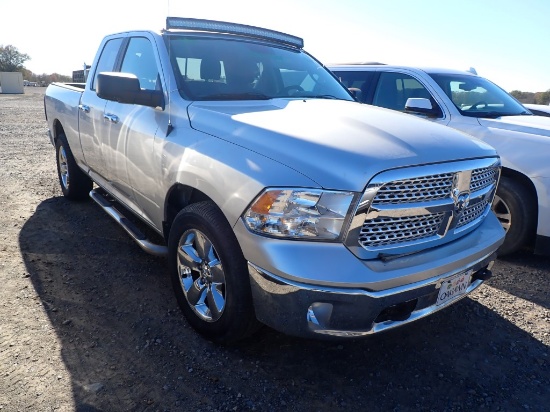 2015 DODGE RAM 1500 TRUCK, 242,524+ mi,  CREW CAB, 4 X 4, V8 GAS, AUTOMATIC