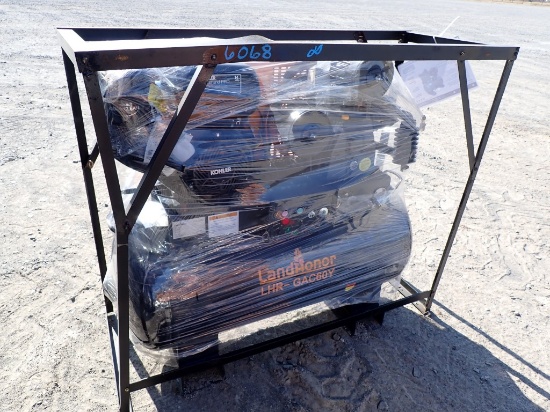 LANDHONOR LHR-GAC60Y AIR COMPRESSOR,  KHOLER 14HP GAS, 60 GALLON,