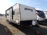 2017 AVENGER TRAVEL TRAILER,  BUMPER PULL, 24', TANDEM AXLE SINGLE TIRE, S#
