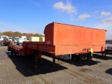 SHOP-BUILT STEPDECK TRAILER,  29', 4' DOVE, FOLDING RAMPS, SINGLE AXLE, DUA