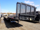 1973 FONTAINE STEP DECK TRAILER,  11' TOP DECK, 30' LOAD DECK, 4' DOVE, FOL