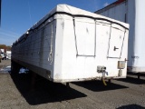AMERICAN FLATBED FLOAT TRAILER,  38', TANDEM AXLE, SPRING RIDE, 11R24.5 ON