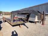 2024 SHOPBUILT EQUIPMENT TRAILER,  GOOSENECK, 24