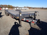 2024 LOAD TRAIL EQUIPMENT TRAILER,  26', DOVE TAIL, MAX RAMPS, TRI AXLE, SI