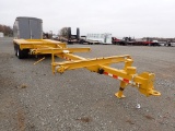 2018 TURF MANUFACTURING POLE TRAILER,  PINTLE HITCH, TANDEM AXLE, DUAL TIRE