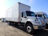 2020 INTERNATIONAL BOX TRUCK,  CUMMINS DIESEL, AUTO, SINGLE AXLE, SPRING RI