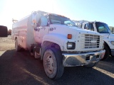 1998 GMC C7500 DIESEL FUEL TRUCK,  DIESEL, 5-SPEED, SINGLE AXLE DUALS, SPRI