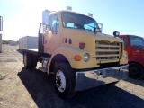 2004 STERLING FLATBED TRUCK, 143,357+ mi,  CAT 3126 DIESEL, AUTOMATIC, SING