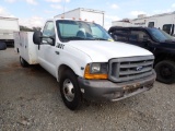 1999 FORD F-350 SERVICE TRUCK, 212,113+ mi,  7.3 LITRE DIESEL, AUTO, PS, AC