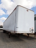 1995 GREAT DANE VAN TRAILER,  48', SLIDING TANDEMS, SPRING RIDE, LO-PRO 22.