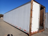 VAN BODY CONTAINER,  53', SWING DOORS, NO AXLES OR LANDING GEAR