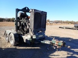 PIONEER TRAILERED WATER PUMP,  JOHN DEERE DIESEL, WITHFUEL TANK, TRAILER MO