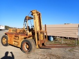 CATERPILLAR A15 ALL TERRAIN FORKLIFT,  GAS, OROPS, 2 STAGE MAST, FRONT DUAL
