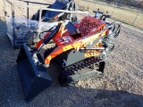 AGT YSRT14 MINI SKID STEER,  420 CC GAS, RUBBER TRUCKS, EXTERNAL HYDRAULICS