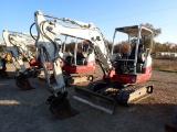 2020 TAKEUCHI TB235 MINI EXCAVATOR, 1993+ HRS,  OROPS, RUBBER TRACKS, BACKF