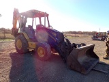 CATERPILLAR 420D BACKHOE,  OROPS, EXTEND A HOE, BUCKET, FORKS, SELLER STATE