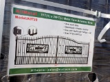 DRIVEWAY GATE,  MODEL K0720, 7' X 20', DEER MOTIF